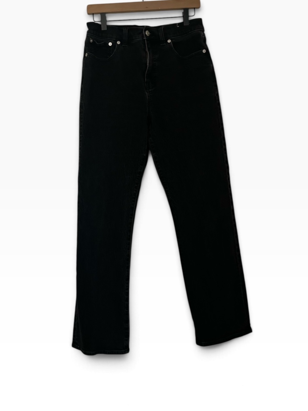 Madewell The '90s Straight Jeans in a washed black finish. Women’s Size 29